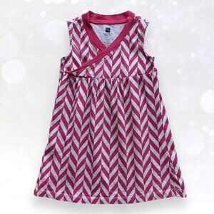 Tea Collection Coastal Chevron Wrap Neck Maxi Dress